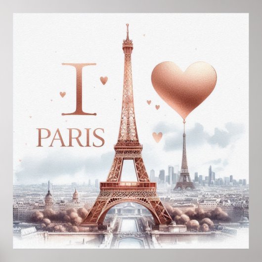 私はパリが大好き ポスター (正面)