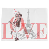 私はパリが大好き ラージペーパーバッグ (裏面)