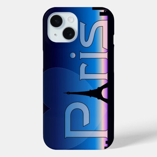 私はパリが大好き Case-Mate iPhoneケース (裏面)