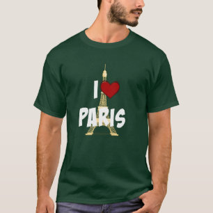 「私はパリが好き」エッフェルタワーTシャツ Tシャツ