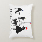 私はパリにむしろいます アクセントクッション (正面(垂直))