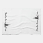 私はパリにむしろいます キッチンタオル (横)