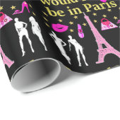 私はパリに行きたい ラッピングペーパー (ロールコーナー)
