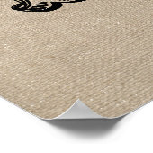 私はパリのヴィンテージタイポグラフィにいるフランスの ポスター (角)