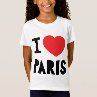 私はパリを愛します Tシャツ