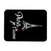 私はパリジェタイ大好き マグネット (横)