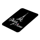 私はパリジェタイ大好き マグネット (左側)