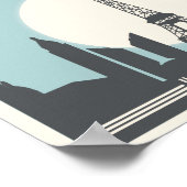 私はパリヴィンテージのポスターが大好き ポスター (角)