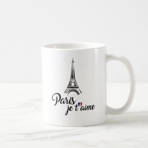 私はパリJeのt'aimeを愛します コーヒーマグカップ