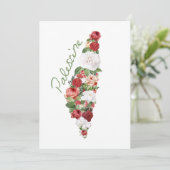 私はパレスチナが大好き故郷パレスチナの地図 招待状 (スタンド正面)