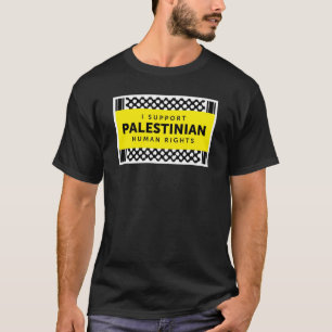 私はパレスチナの人権のワイシャツを支えます Tシャツ