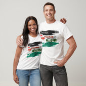 私はパレスチナの自由を全面的に支持する Tシャツ (ユニセックス)