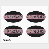 私はパレルモデザイン 楕円形シール (シート)