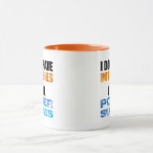 私はパワーサージを持っている熱いフラッシュがない マグカップ (中央)