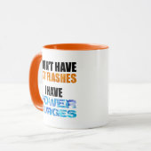 私はパワーサージを持っている熱いフラッシュがない マグカップ (正面左)