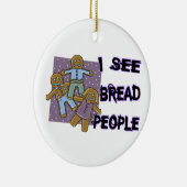 私はパンの人々に会います セラミックオーナメント (右)