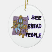 私はパンの人々に会います セラミックオーナメント (左)