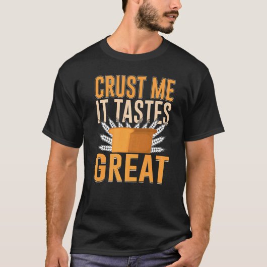私はパンの味素晴らしをベーキング2 Tシャツ (正面)