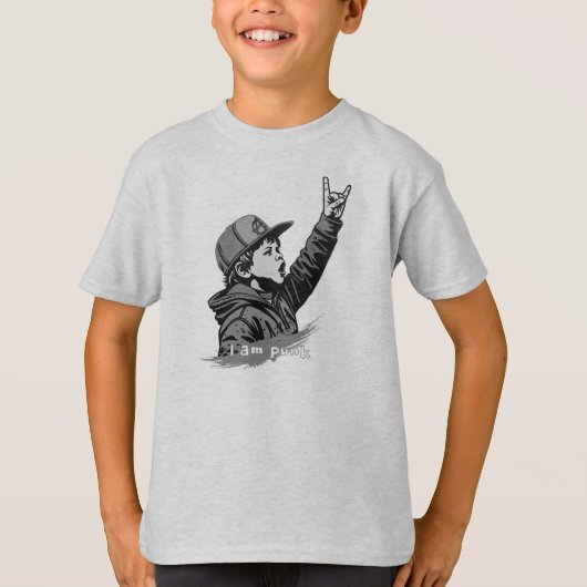 私はパンク Tシャツ (正面)