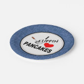 私はパンケーキが大好き ペーパープレート (アングル)