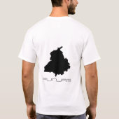 私はパンジャブのワイシャツを愛します Tシャツ (裏面)