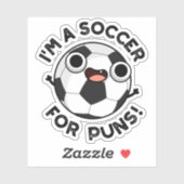 私はパンズスポーツパンのおもしろいサッカーだ シール (シート)