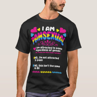 私はパンセクシュアル・プライド・ユーモア・ジョークLGBT  Tシャツ