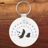 私はパンダが大好き キーホルダー (正面)