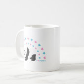 私はパンダが大好き コーヒーマグカップ (正面左)