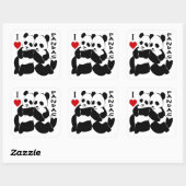 私はパンダが大好き スクエアシール (シート)