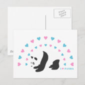 私はパンダが大好き ポストカード (正面/裏面)