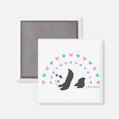 私はパンダが大好き マグネット (正面/裏面)