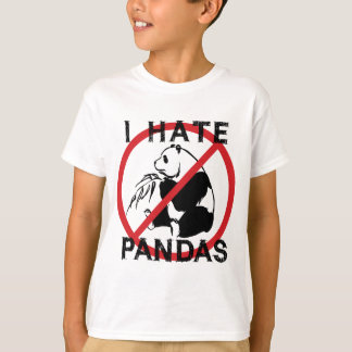 私はパンダが嫌い Tシャツ