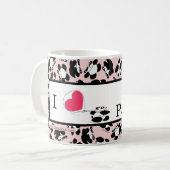 私はパンダを愛します コーヒーマグカップ (正面左)