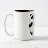 私はパンダを愛します ツートーンマグカップ (左)
