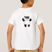 私はパンドラ(PANDAS)の子供の汗シャツが大好き Tシャツ (裏面)