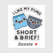 私はパンパンが短くて短い下着パおもしろいンが好き シール (シート)