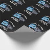 私はパンパンが短くて短い下着パおもしろいンが好き ラッピングペーパー (角)