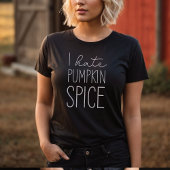 私はパンプキンスパイスおもしろい秋 Tシャツ