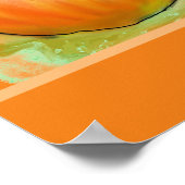 '私はパンプキンパイグラフィックが大好き ポスター (角)