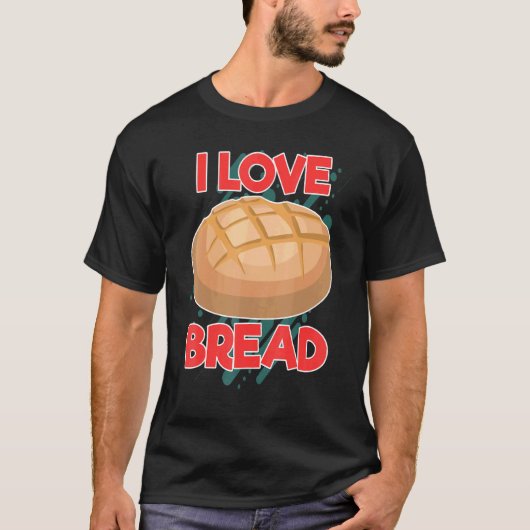 私はパンベーカリーパン狂信的ベイカーパン大好き Tシャツ (正面)