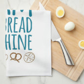 私はパン機械ふきんです キッチンタオル (四つ折り)