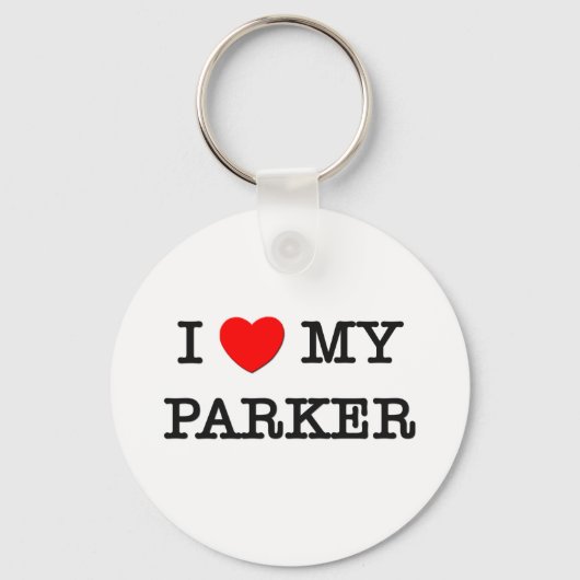 私はパーカーが大好き キーホルダー (正面)