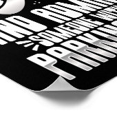 私はパーキンソンを愛し、賞賛する ポスター (角)