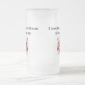 私はパーキンソン病を有し、彼に私の物があります フロストグラスビールジョッキ (中央)