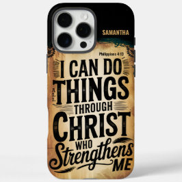 私はパーソナライズされたすべての事をヴィンテージクリスチャン iPhone 16 PRO MAXケース