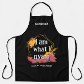 私はパーソナライズされたサツマイモが大好き エプロン (正面)