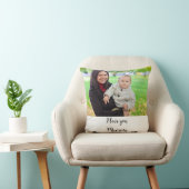 私はパーソナライズされたママの写真が大好き クッション (椅子)