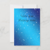 私はパーソナライズされた月とバックカードにあなたを愛している サンキューカード (裏面)