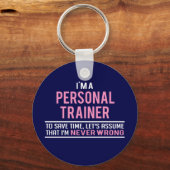私はパーソナルトレーナーだ キーホルダー (正面)